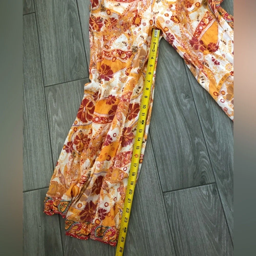 Free People|Carmen Jumpsuit,Boho floral wide leg jumpsuit-off the shoulders••• - Picture 15 of 15